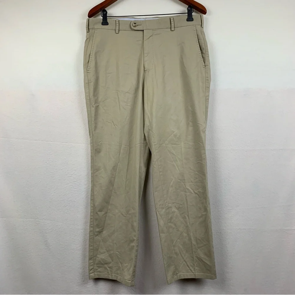 Peter Millar‎ Pants Mens 34x28 Soft Touch Twill Khaki Chino Golf Sport Active